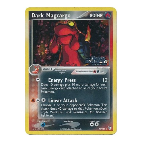Dark Magcargo 38/109 EX Team Rocket Returns Reverse Holo Uncommon Pokemon Card NEAR MINT TCG