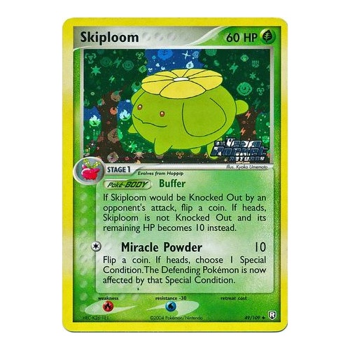 Skiploom 49/109 EX Team Rocket Returns Reverse Holo Uncommon Pokemon Card NEAR MINT TCG