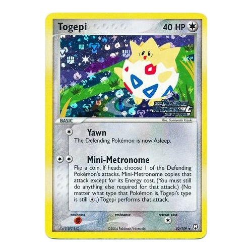 Togepi 50/109 EX Team Rocket Returns Reverse Holo Uncommon Pokemon Card NEAR MINT TCG