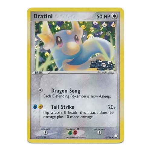 Dratini 53/109 EX Team Rocket Returns Reverse Holo Common Pokemon Card NEAR MINT TCG