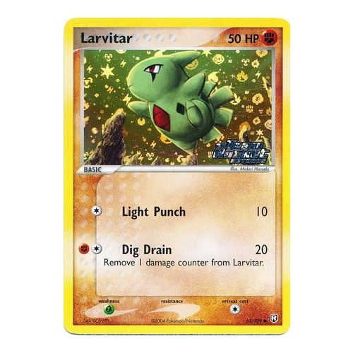 Larvitar 63/109 EX Team Rocket Returns Reverse Holo Common Pokemon Card NEAR MINT TCG