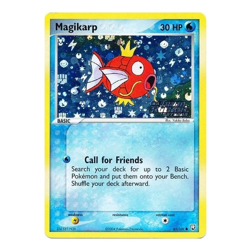 Magikarp 65/109 EX Team Rocket Returns Reverse Holo Common Pokemon Card NEAR MINT TCG
