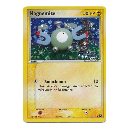 Magnemite 66/109 EX Team Rocket Returns Reverse Holo Common Pokemon Card NEAR MINT TCG