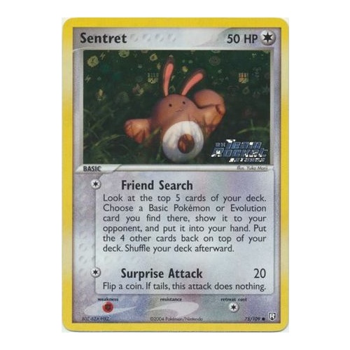 Sentret 75/109 EX Team Rocket Returns Reverse Holo Common Pokemon Card NEAR MINT TCG