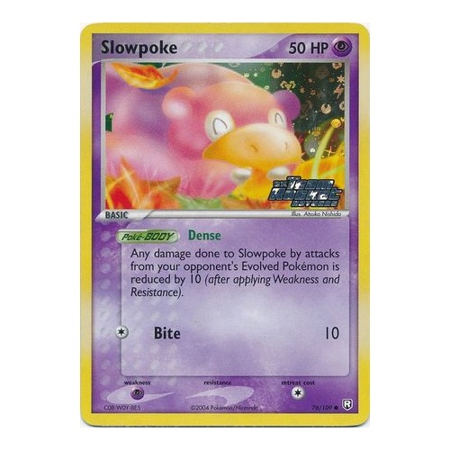 Slowpoke 76/109 EX Team Rocket Returns Reverse Holo Common Pokemon Card NEAR MINT TCG