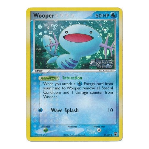 Wooper 81/109 EX Team Rocket Returns Reverse Holo Common Pokemon Card NEAR MINT TCG