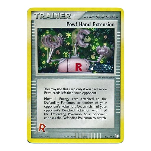 Pow! Hand Extension 85/109 EX Team Rocket Returns Reverse Holo Uncommon Trainer Pokemon Card NEAR MINT TCG