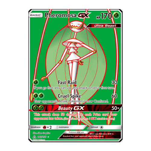 Pheromosa GX 140/156 SM Ultra Prism Holo Ultra Rare Full Art Pokemon Card NEAR MINT TCG
