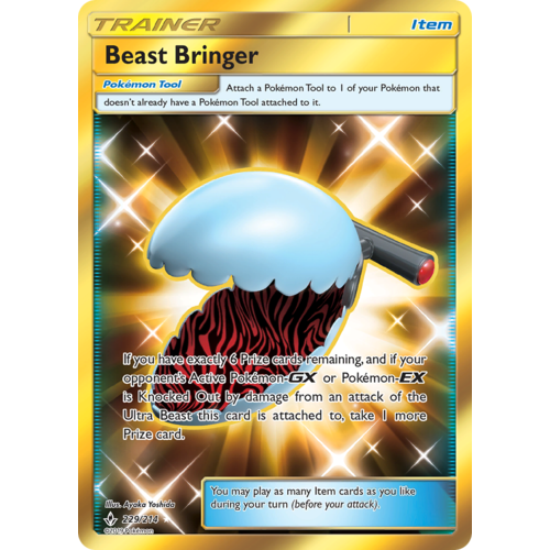 Beast Bringer 229/214 SM Unbroken Bonds Holo Secret Rare Full Art Pokemon Card NEAR MINT TCG