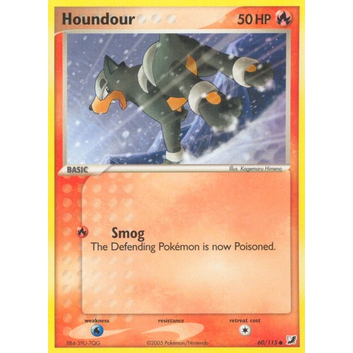 Houndour 60/115 EX Unseen Forces Common Pokemon Card NEAR MINT TCG