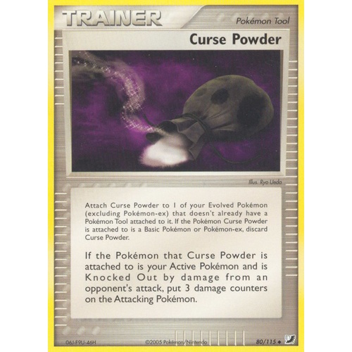 Curse Powder 80/115 EX Unseen Forces Uncommon Trainer Pokemon Card NEAR MINT TCG