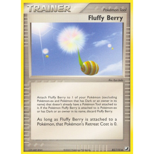 Fluffy Berry 85/115 EX Unseen Forces Uncommon Trainer Pokemon Card NEAR MINT TCG
