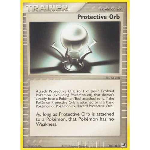 Protective Orb 90/115 EX Unseen Forces Uncommon Trainer Pokemon Card NEAR MINT TCG