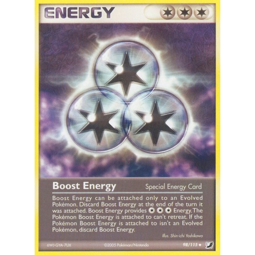 Boost Energy 98/115 EX Unseen Forces Uncommon Pokemon Card NEAR MINT TCG