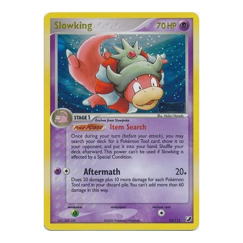 Slowking 14/115 EX Unseen Forces Reverse Holo Rare Pokemon Card NEAR MINT TCG