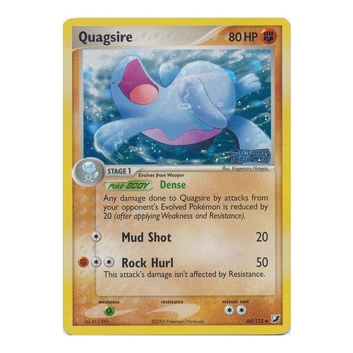 Quagsire 44/115 EX Unseen Forces Reverse Holo Uncommon Pokemon Card NEAR MINT TCG