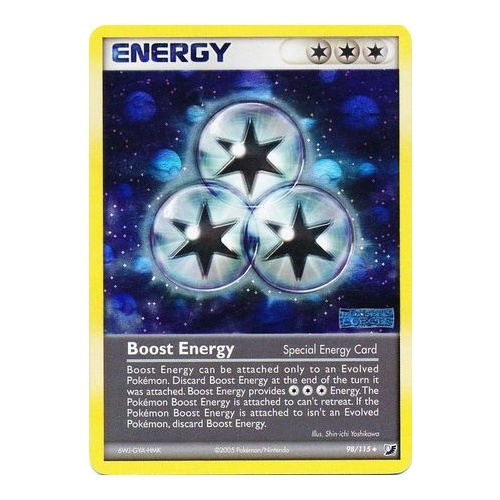 Boost Energy 98/115 EX Unseen Forces Reverse Holo Uncommon Pokemon Card NEAR MINT TCG