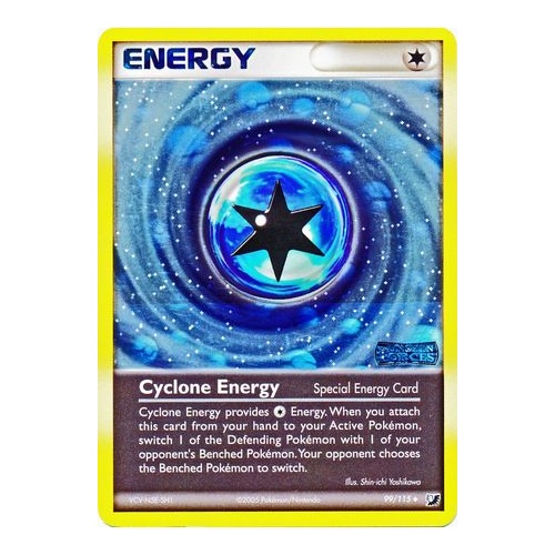 Cyclone Energy 99/115 EX Unseen Forces Reverse Holo Uncommon Pokemon Card NEAR MINT TCG