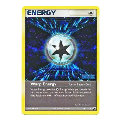 Warp Energy 100/115 EX Unseen Forces Reverse Holo Uncommon Pokemon Card NEAR MINT TCG