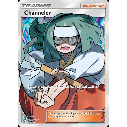 Channeler 232/236 SM Unified Minds Holo Full Art Ultra Rare Pokemon Card NEAR MINT TCG