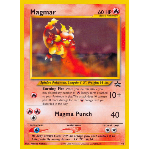 Magmar #44 WOTC Black Star Promo Pokemon Card NEAR MINT TCG