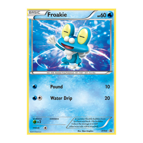 Froakie XY03 XY Black Star Promo Pokemon Card NEAR MINT TCG