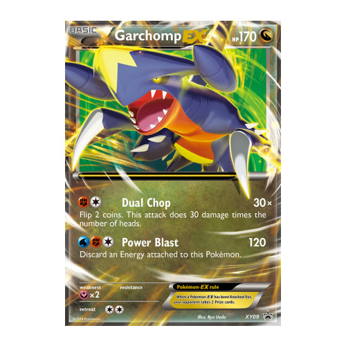 Garchomp EX XY09 XY Black Star Promo Pokemon Card NEAR MINT TCG