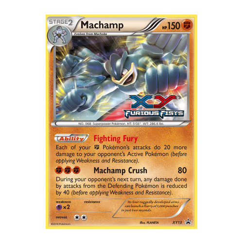 Machamp XY13 XY Black Star Promo Pokemon Card NEAR MINT TCG