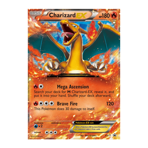 Charizard Ex Xy17 Xy Black Star Promo Pokemon Card Near Mint Tcg