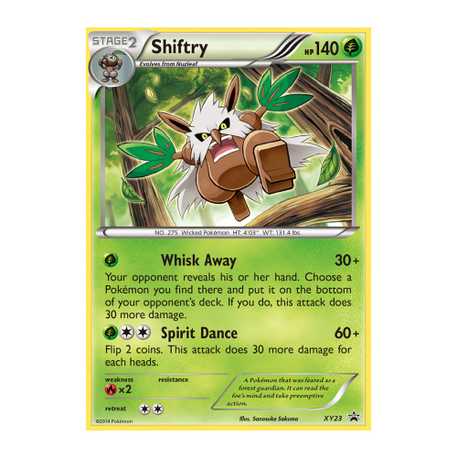 Shiftry XY23 XY Black Star Promo Pokemon Card NEAR MINT TCG