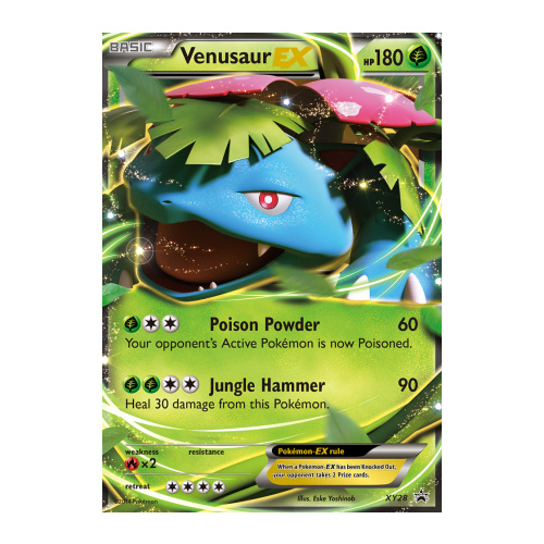 Venusaur EX XY28 XY Black Star Promo Pokemon Card NEAR MINT TCG