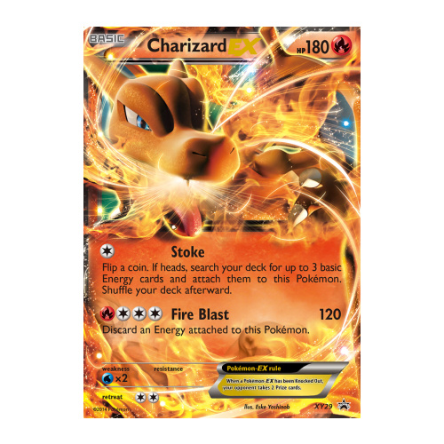 Charizard EX XY29 XY Black Star Promo Pokemon Card NEAR MINT TCG