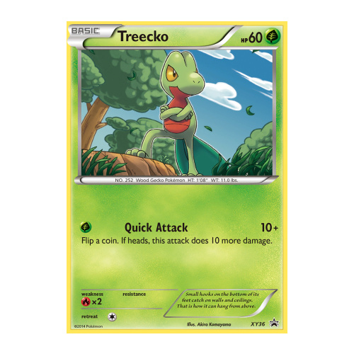 Treecko XY36 XY Black Star Promo Pokemon Card NEAR MINT TCG