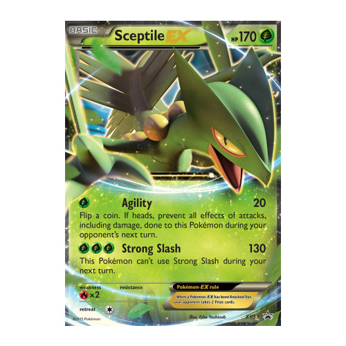 Sceptile EX XY53 XY Black Star Promo Pokemon Card NEAR MINT TCG
