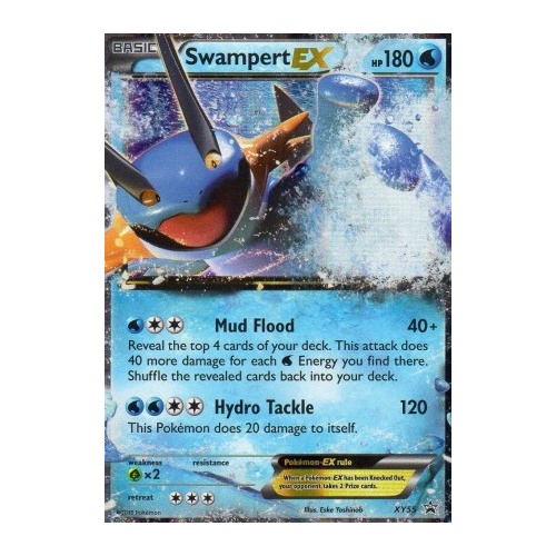 Swampert EX XY55 XY Black Star Promo Pokemon Card NEAR MINT TCG