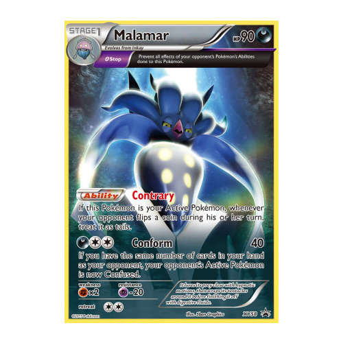 Malamar XY58 XY Black Star Promo Pokemon Card NEAR MINT TCG