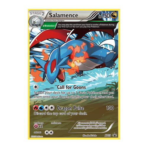Salamence XY59 XY Black Star Promo Pokemon Card NEAR MINT TCG