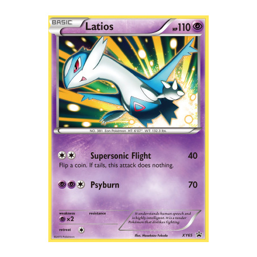 Latios XY65 XY Black Star Promo Pokemon Card NEAR MINT TCG