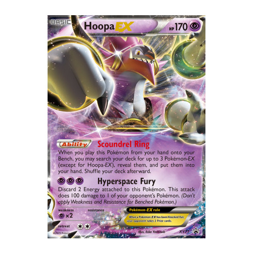 Hoopa EX XY71 XY Black Star Promo Pokemon Card NEAR MINT TCG