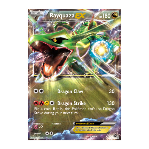 Rayquaza EX XY73 XY Black Star Promo Pokemon Card NEAR MINT TCG