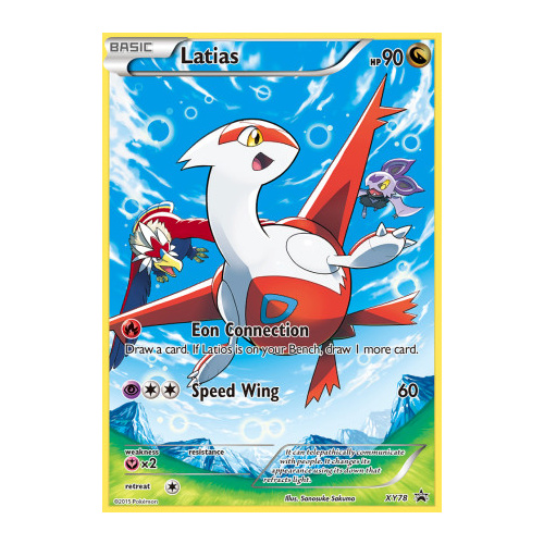 Latias XY78 XY Black Star Promo Pokemon Card NEAR MINT TCG