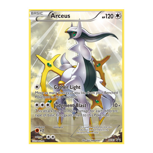 Arceus XY83 XY Black Star Promo Pokemon Card NEAR MINT TCG