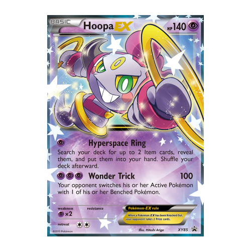 Hoopa Ex Xy85 Xy Black Star Promo Pokemon Card Near Mint Tcg