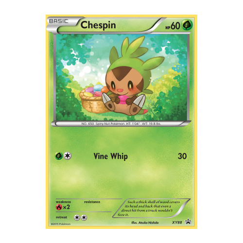 Chespin XY88 XY Black Star Promo Pokemon Card NEAR MINT TCG