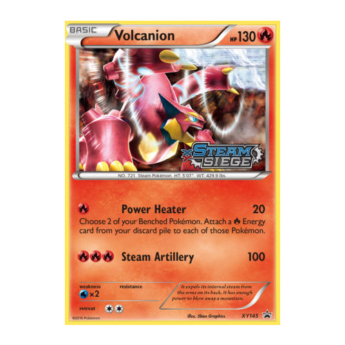 Volcanion XY145 XY Black Star Promo Pokemon Card NEAR MINT TCG
