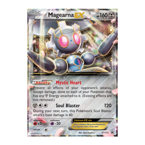 Magearna EX XY175 XY Black Star Promo Pokemon Card NEAR MINT TCG