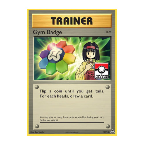 Gym Badge XY206 XY Black Star Promo Pokemon Card NEAR MINT TCG